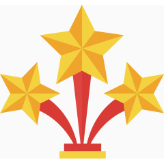 金色五星奖杯