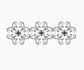 欧式底纹花纹边框