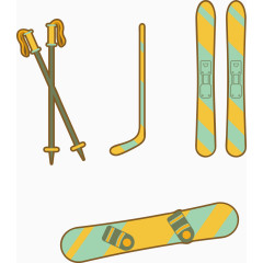 冬季娱乐项目工具