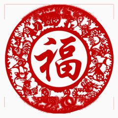 春节元宵十二生肖剪纸