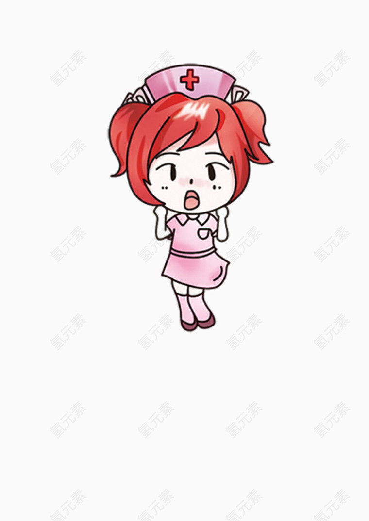 手绘护士