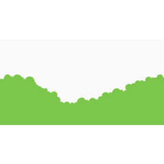 矢量卡通绿色草地文案底板素材