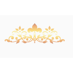 金色花边素材