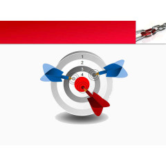 红色锁链系列PPT背景