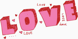 love艺术字