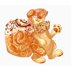 卡通 动画 动物 手绘