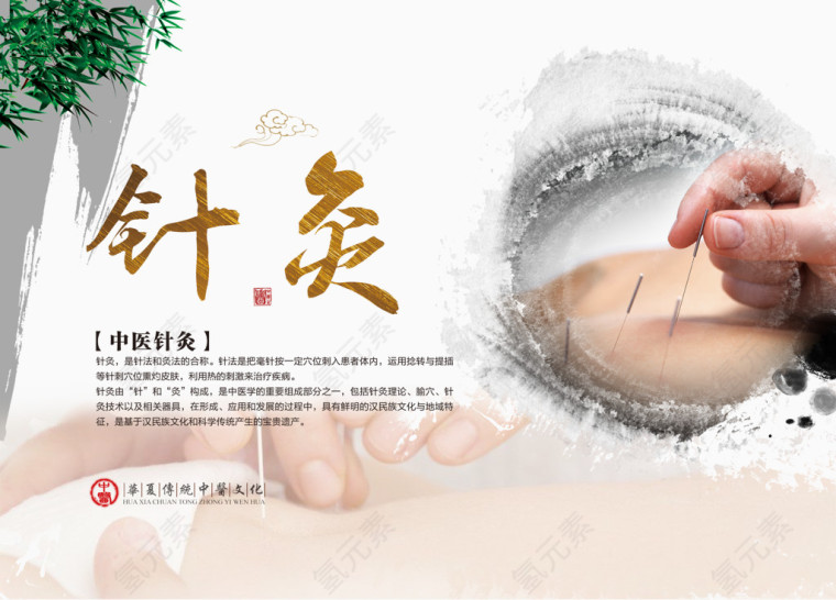 中医针灸宣传海报