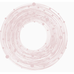 矢量手绘创意圆环