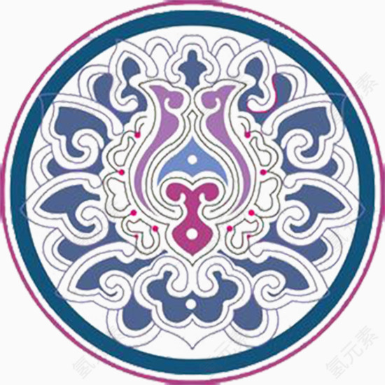 民族风创意对称图案