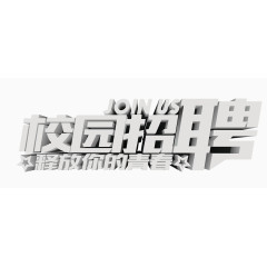 校园招聘释放你的青春