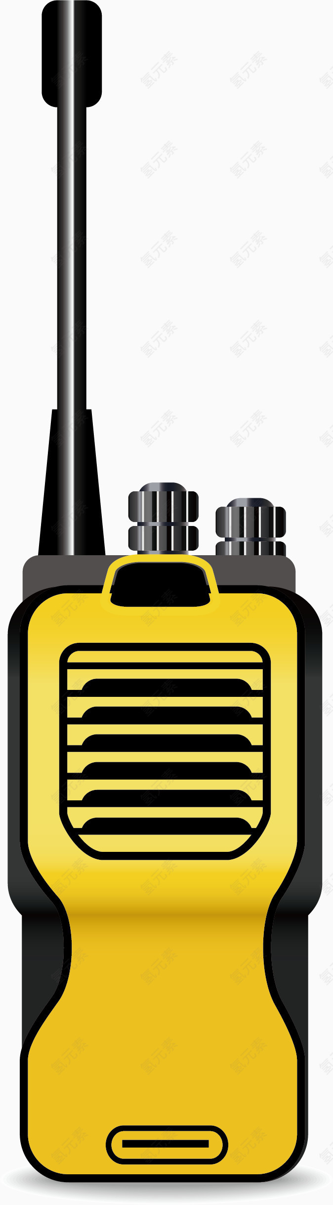 对讲机png矢量元素