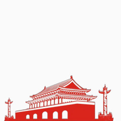 红色天安门