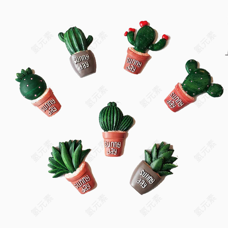 仙人掌陶瓷装饰品