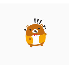 日系卡通圆圆的小动物