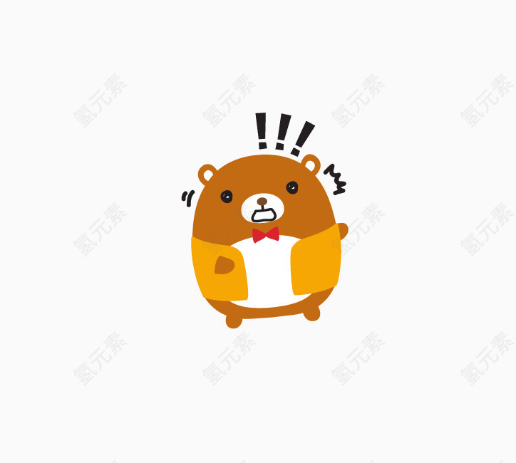 日系卡通圆圆的小动物
