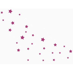 漂浮红色五角星