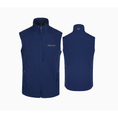 MARMOT 土拨鼠 防水透气M3软壳马甲 Q80280深海蓝