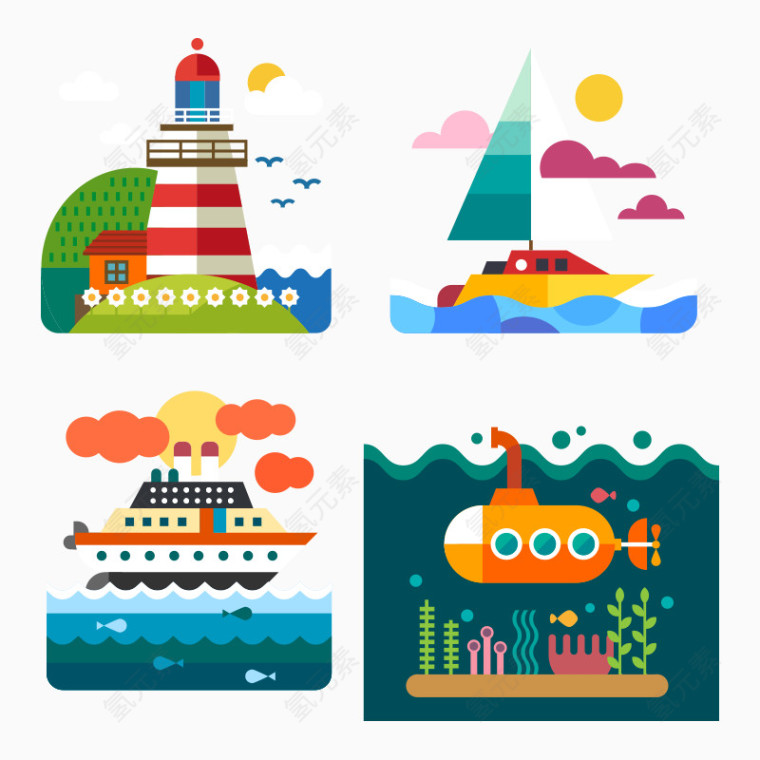 房子 扁平化建筑