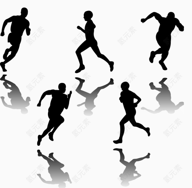 健身奔跑人像素材