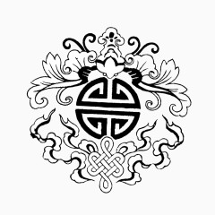 祥云大气古代铜钱矢量素材