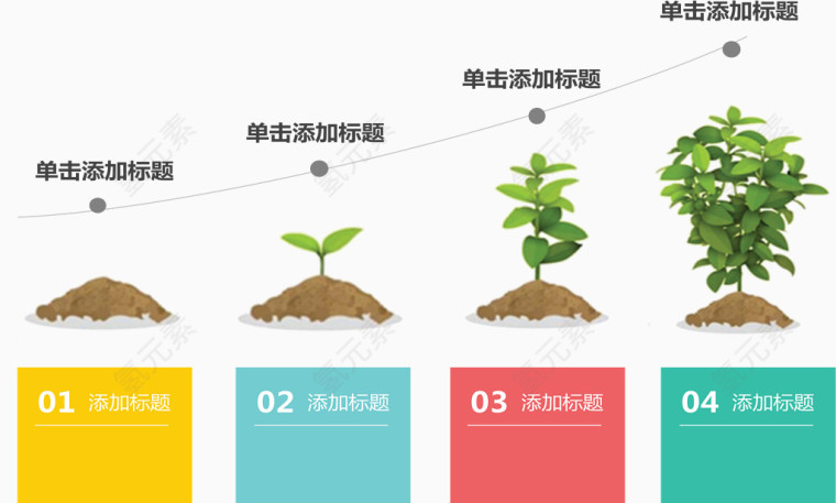 树苗成长过程图.