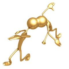 超清晰3D小金人