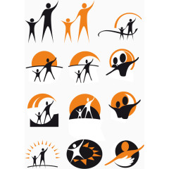 一家人图标素材