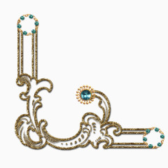 水晶边框免扣素材