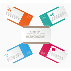 创意矢量ppt素材分类属性划分