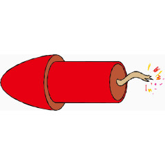 矢量红色的鞭炮