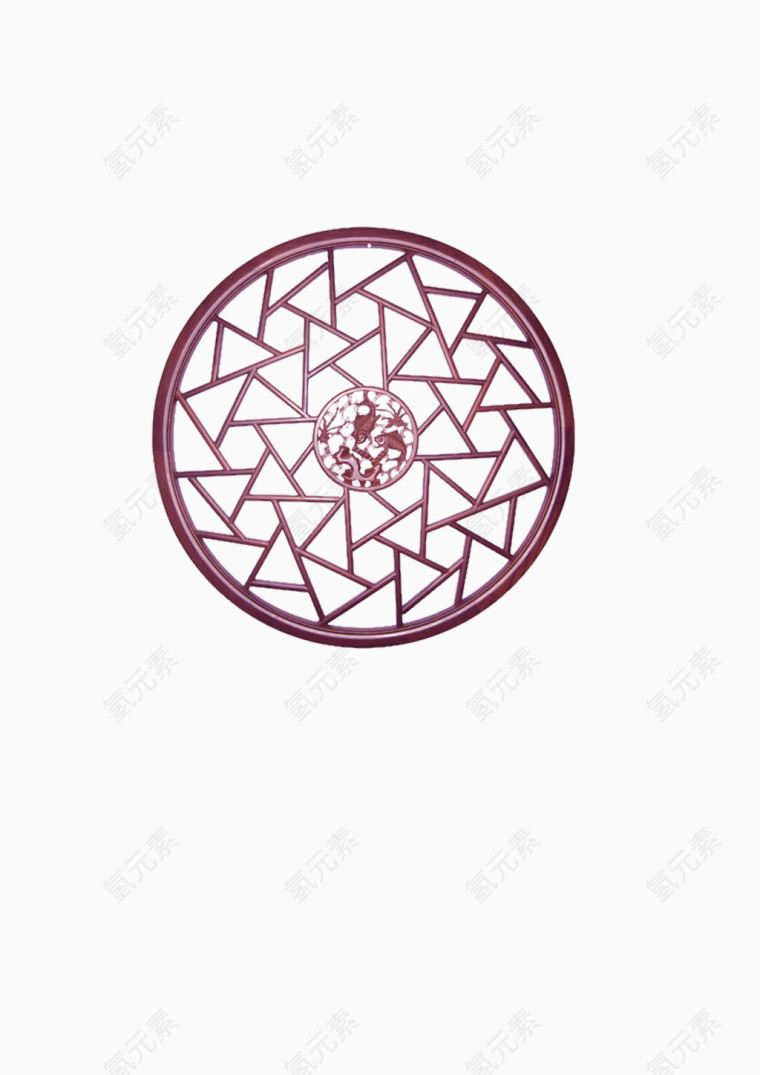 古典圆形窗户