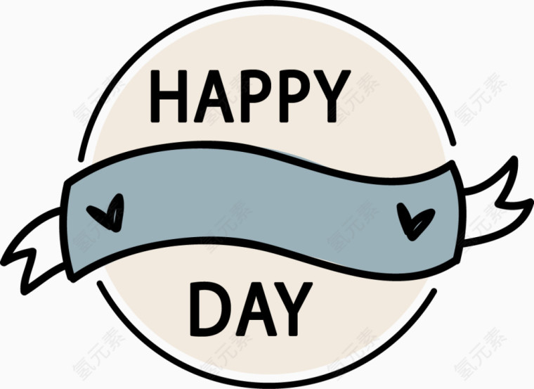 父亲节装饰元素