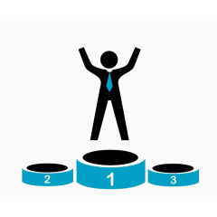 第一名火柴人矢量