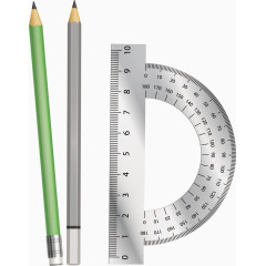 尺子png矢量素材