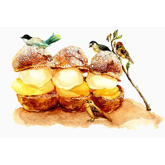 叽叽喳喳的鸟图片素材