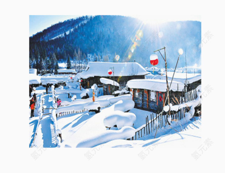 雪地风俗