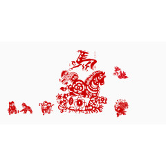 春节剪纸