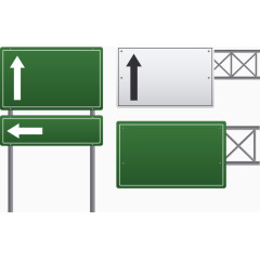 矢量手绘指示牌