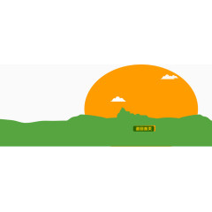 扁平化风景装饰