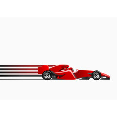 卡通赛车装饰矢量图