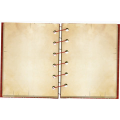 卡通书本空白笔记本日记