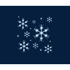 精美雪花装饰图案