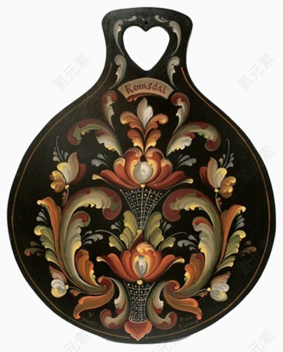 花瓶形状创意图案