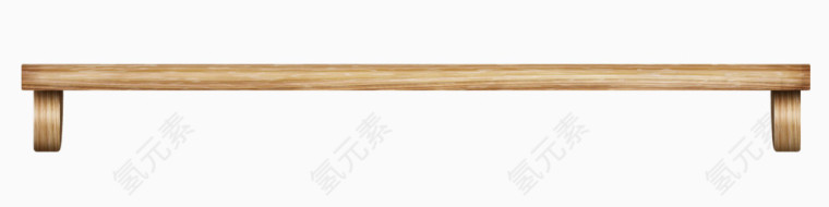木头长凳免抠素材