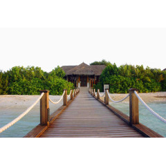 马尔代夫满月岛摄影图