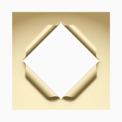 纸张撕开的花纹矢量素材