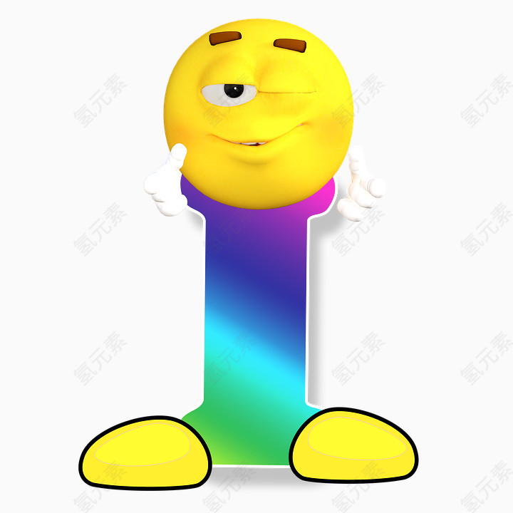 字母表 英语 微笑