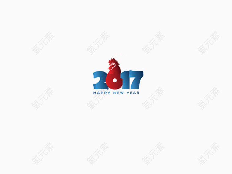 2017年鸡年元素图标素材