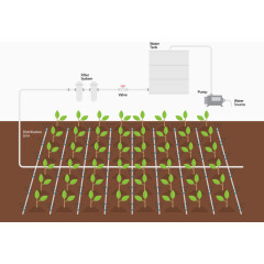 矢量图大量种植