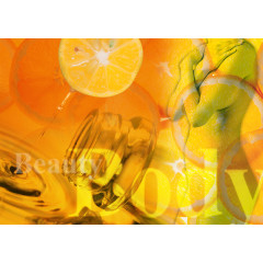 身体曲线橙子唯美